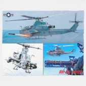 AH-1Z VIPER FLEECEDECKE (Vorderseite (Horizontal))