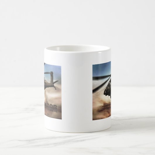 AH-64 Apache-Hubschrauber Kaffeetasse (Mittel)
