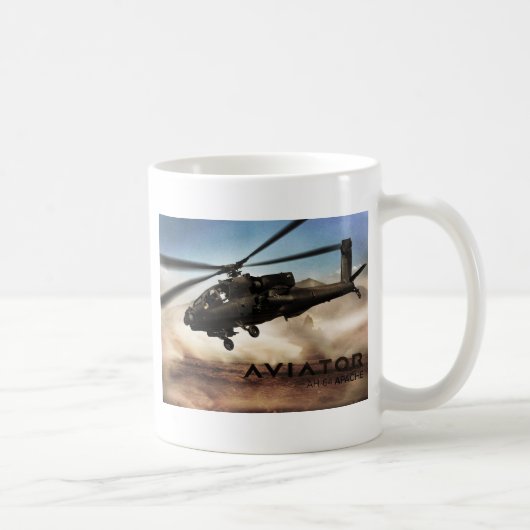 AH-64 Apache-Hubschrauber Kaffeetasse (Rechts)