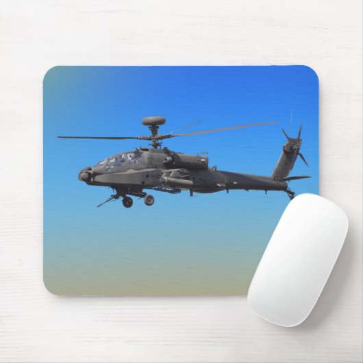 AH-64 Apache Hubschrauber Mousepad (Mit Mouse)