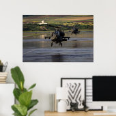 AH-64 Apache-Hubschrauber Poster (Heimbüro)