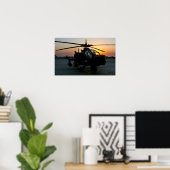 AH-64 Apache-Hubschrauber Poster (Heimbüro)