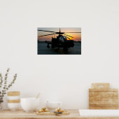 AH-64 Apache-Hubschrauber Poster (Küche)