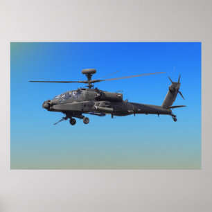AH-64 Apache-Hubschrauber Poster