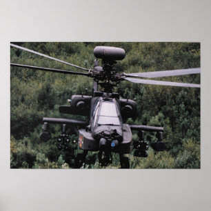 AH-64 Apache-Hubschrauber Poster