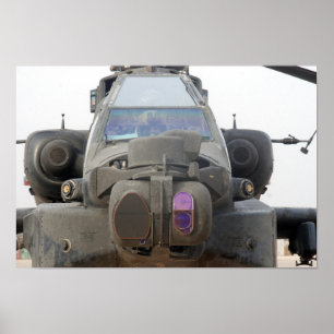 AH-64 Apache-Hubschrauber Poster