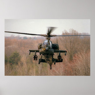 AH-64 Apache-Hubschrauber Poster