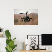 AH-64 Apache-Hubschrauber Poster (Heimbüro)