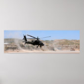 AH-64 Apache-Hubschrauber Poster (Vorne)