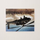 AH-64 Apache Hubschrauber Puzzle (Horizontal)