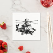 Ah 64 Apache Hubschrauber Serviette (Beispiel)