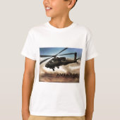 AH-64 Apache Hubschrauber T-Shirt (Vorderseite)