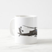 AH-64 Apache Hubschrauber-Tasse Kaffeetasse (Vorderseite Links)
