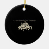 AH-64 Apache Keramikornament (Vorne)