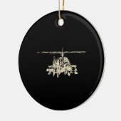 AH-64 Apache Keramikornament (Links)
