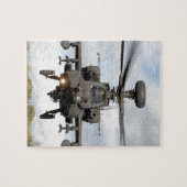 ah 64 apache longbow hubschrauber militär puzzle (Horizontal)