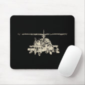 AH-64 Apache Mousepad (Mit Mouse)