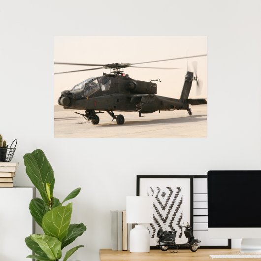 AH-64 Apache Poster (Heimbüro)