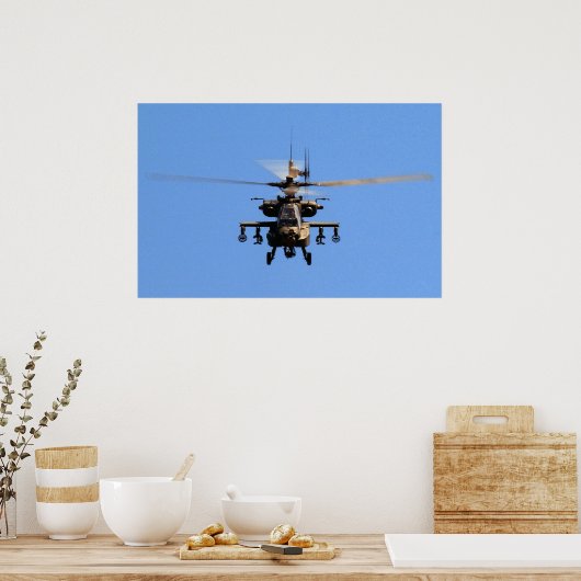 AH-64 Apache Poster (Küche)