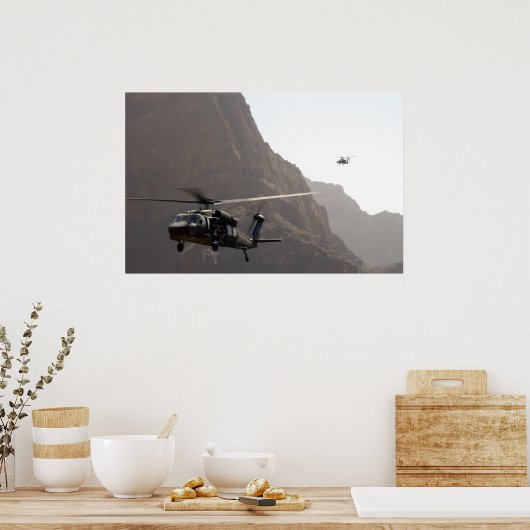 AH-64 Apache Poster (Küche)