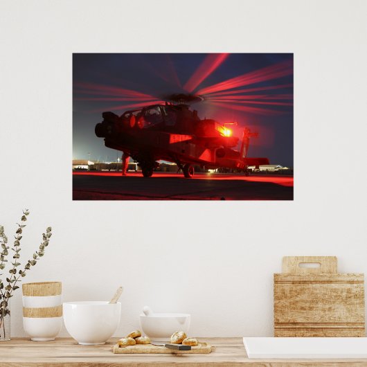 AH-64 Apache Poster (Küche)