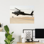 AH-64 Apache Poster (Heimbüro)
