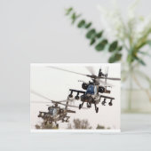 AH-64 Apache Postkarte (Stehend Vorderseite)