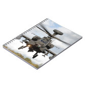 ah 64 Apachelongbow helocopter Militär Notizblock (Linke Seite)