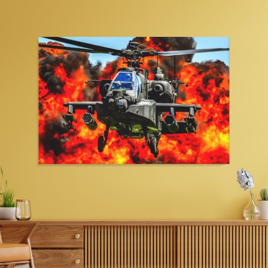 AH-64E APACHE GUARDIAN 32x48 Leinwanddruck (Insitu (Wohnzimmer))