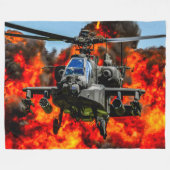 AH-64E APACHE GUARDIAN FLEECEDECKE (Vorderseite (Horizontal))
