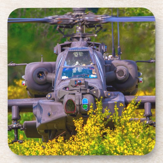 AH-64E APACHE GUARDIAN GETRÄNKEUNTERSETZER (Vorderseite)