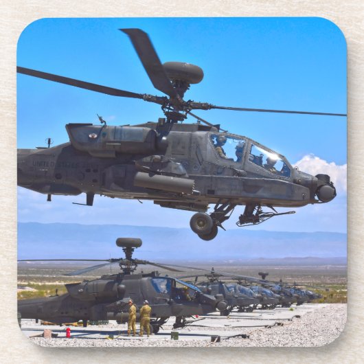 AH-64E APACHE GUARDIAN GETRÄNKEUNTERSETZER (Vorderseite)