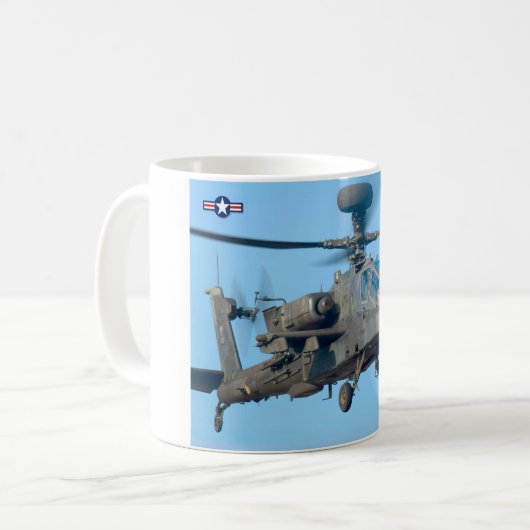 AH-64E APACHE GUARDIAN KAFFEETASSE (Vorderseite Links)