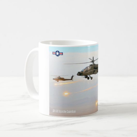 AH-64E APACHE GUARDIAN KAFFEETASSE (Vorderseite Links)