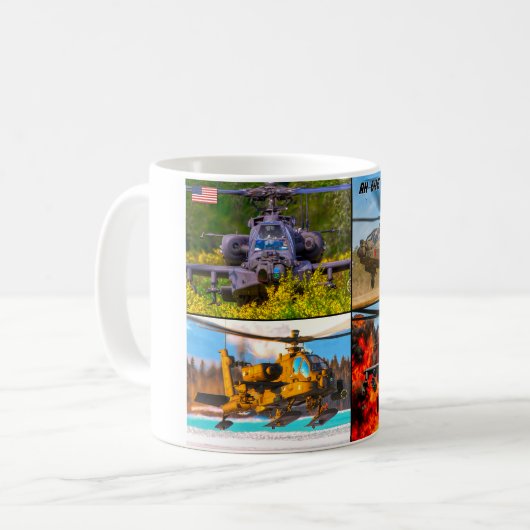 AH-64E APACHE GUARDIAN KAFFEETASSE (Vorderseite Links)