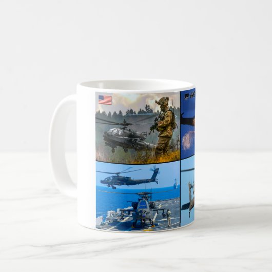 AH-64E APACHE GUARDIAN KAFFEETASSE (Vorderseite Links)