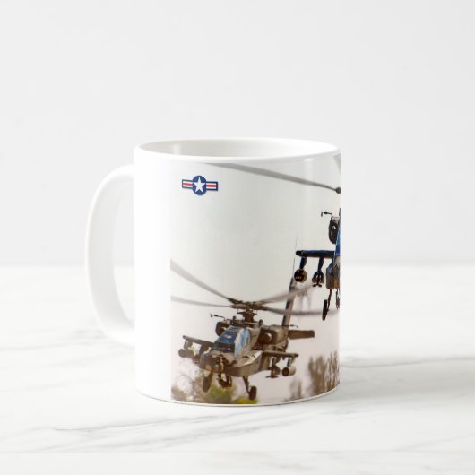 AH-64E APACHE GUARDIAN KAFFEETASSE (Vorderseite Links)