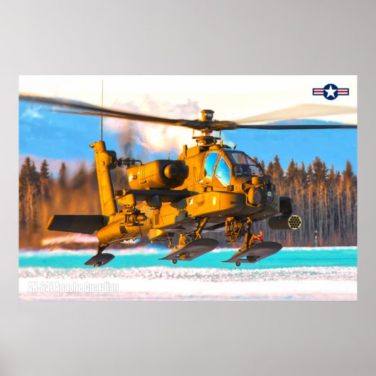 AH-64E APACHE GUARDIAN POSTER (Vorne)