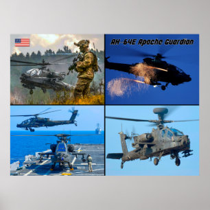 AH-64E APACHE GUARDIAN POSTER
