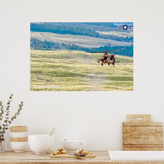 AH-64E APACHE GUARDIAN POSTER (Küche)