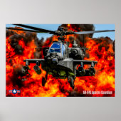 AH-64E APACHE GUARDIAN POSTER (Vorne)