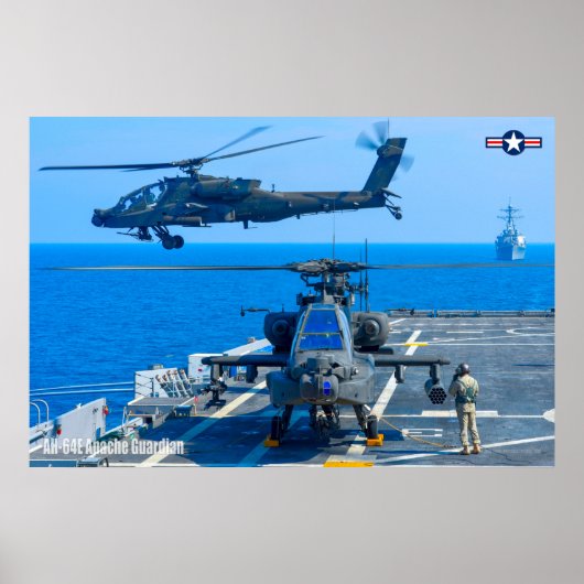 AH-64E APACHE GUARDIAN POSTER (Vorne)