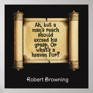 Ah, aber die Reichweite eines Mannes sollte sein V Poster