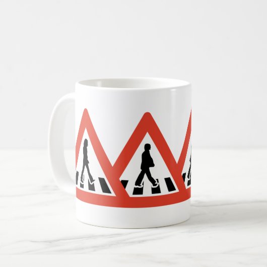 Ah-Bee Road Crossing Kaffeetasse (Vorderseite Links)