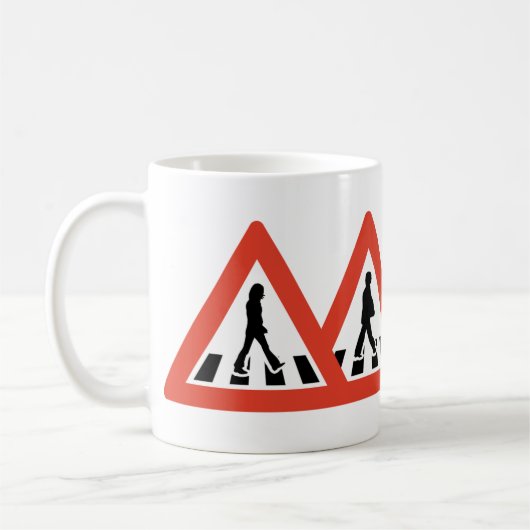 Ah-Bee Road Crossing Kaffeetasse (Links)