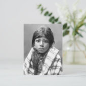 Ah Chee Lo (Indianermädchen) Postkarte (Stehend Vorderseite)