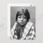 Ah Chee Lo (Indianermädchen) Postkarte (Vorne/Hinten)