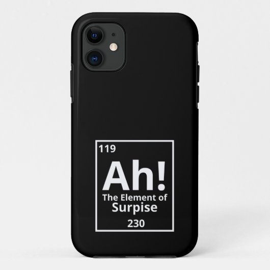 ah das Element der überraschenden lustigen periodi Case-Mate iPhone Hülle (Rückseite)