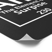 ah das Element der überraschenden lustigen periodi Poster (Ecke)