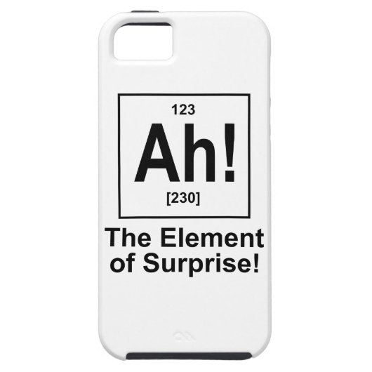 Ah! Das Element der Überraschung Case-Mate iPhone Hülle (Rückseite)